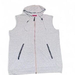 Attention Gray Men's Hoodie Vest